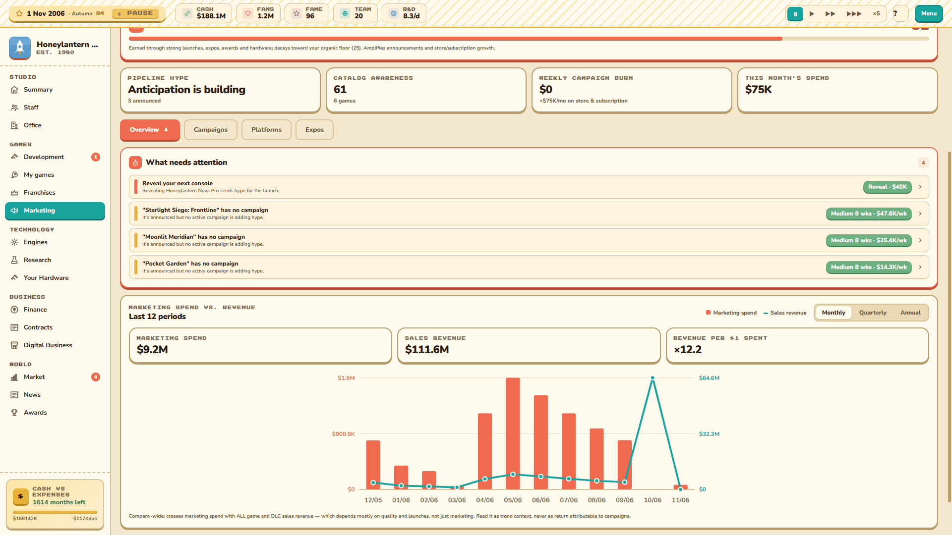 Research tree: Prioritize technologies in the research tree.